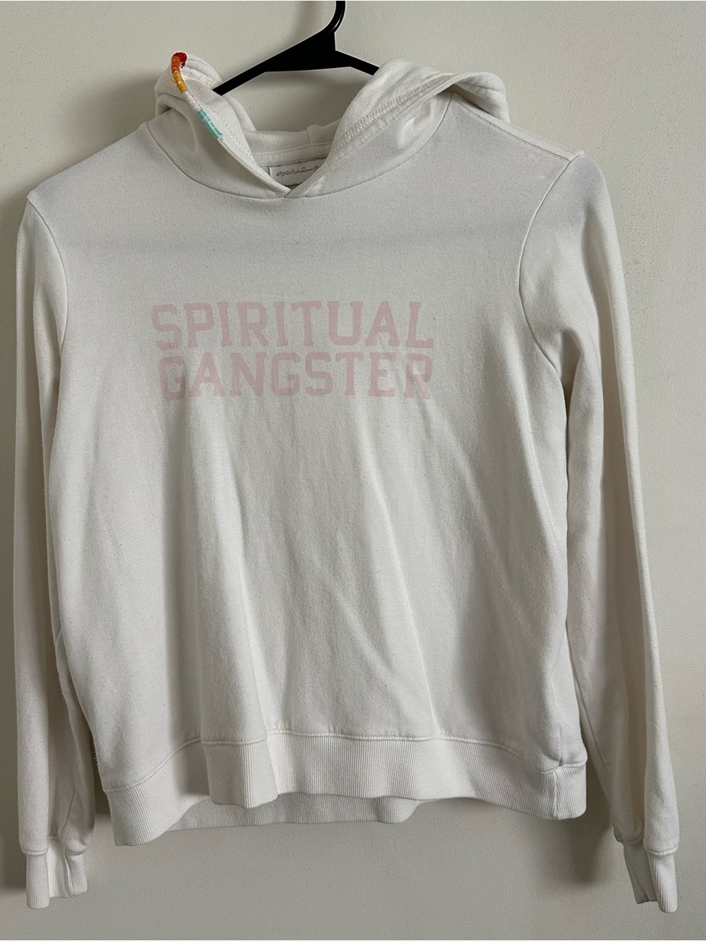 Spiritual Gangster Girl’s White Hoodie Sweater